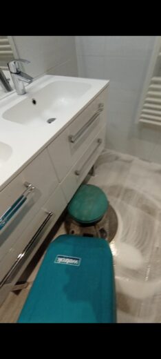 Nettoyage de carrelage à la monobrosse